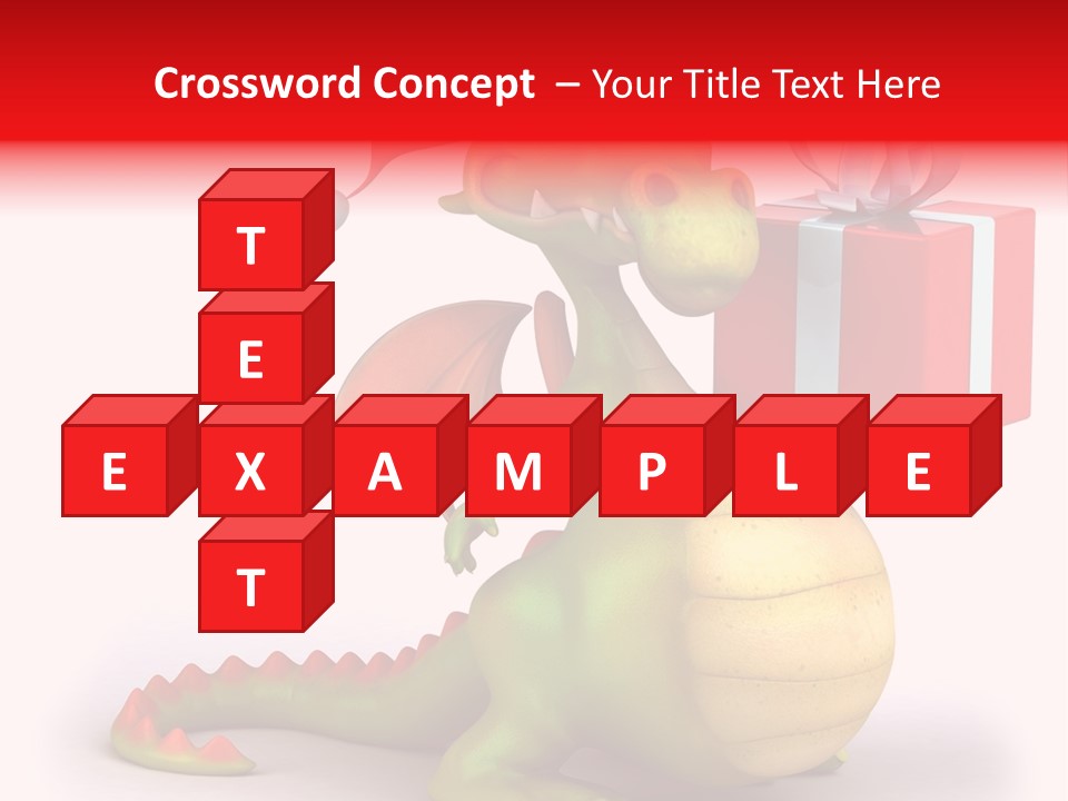 Fire Fantasy Cartoon PowerPoint Template