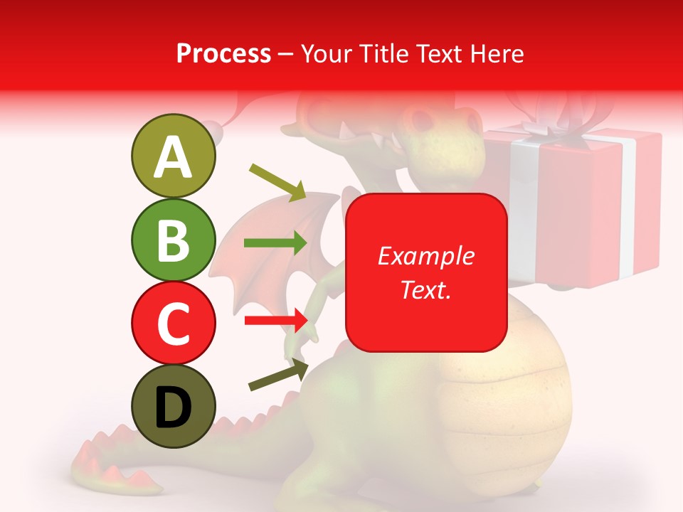 Fire Fantasy Cartoon PowerPoint Template