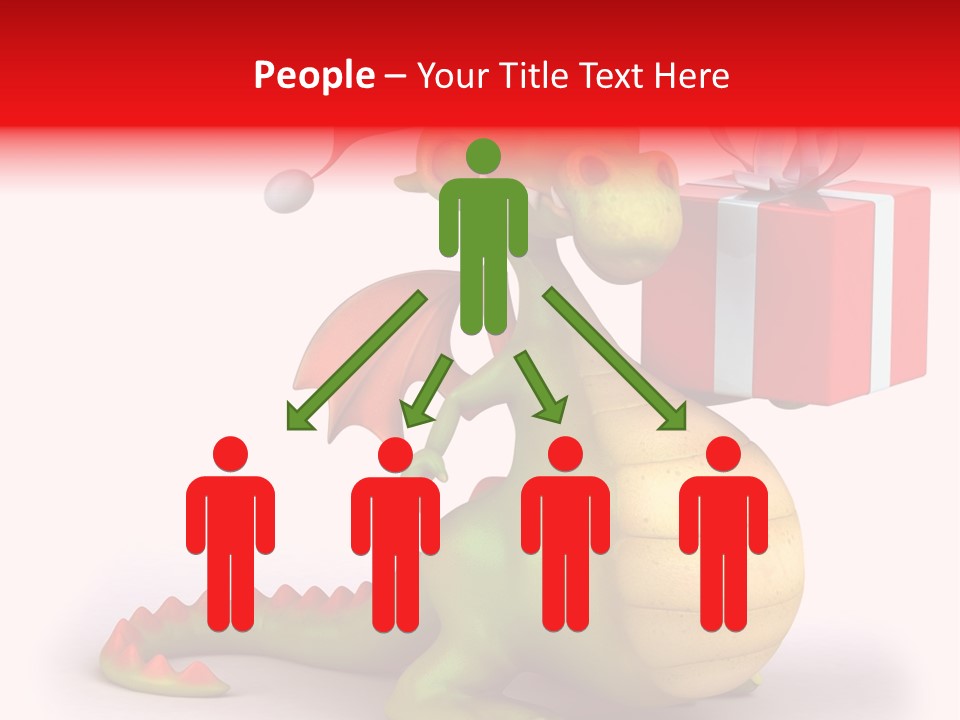 Fire Fantasy Cartoon PowerPoint Template