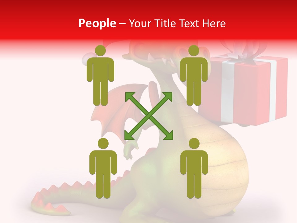 Fire Fantasy Cartoon PowerPoint Template