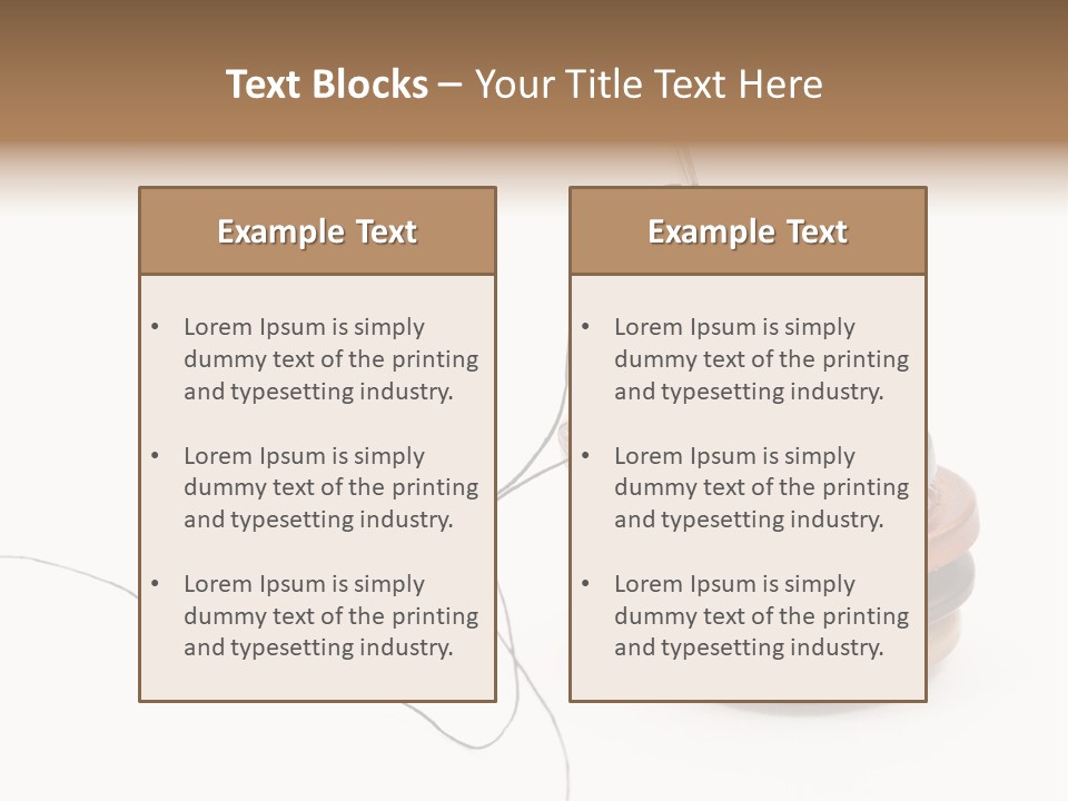 Seam Industry Sew PowerPoint Template