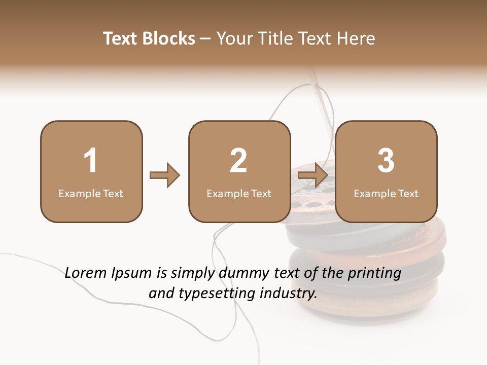 Seam Industry Sew PowerPoint Template