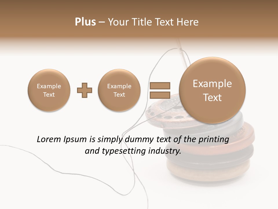 Seam Industry Sew PowerPoint Template