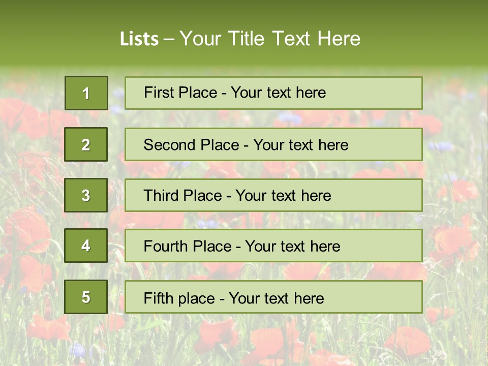 Plant Rural Spring PowerPoint Template