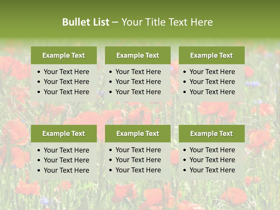 Plant Rural Spring PowerPoint Template