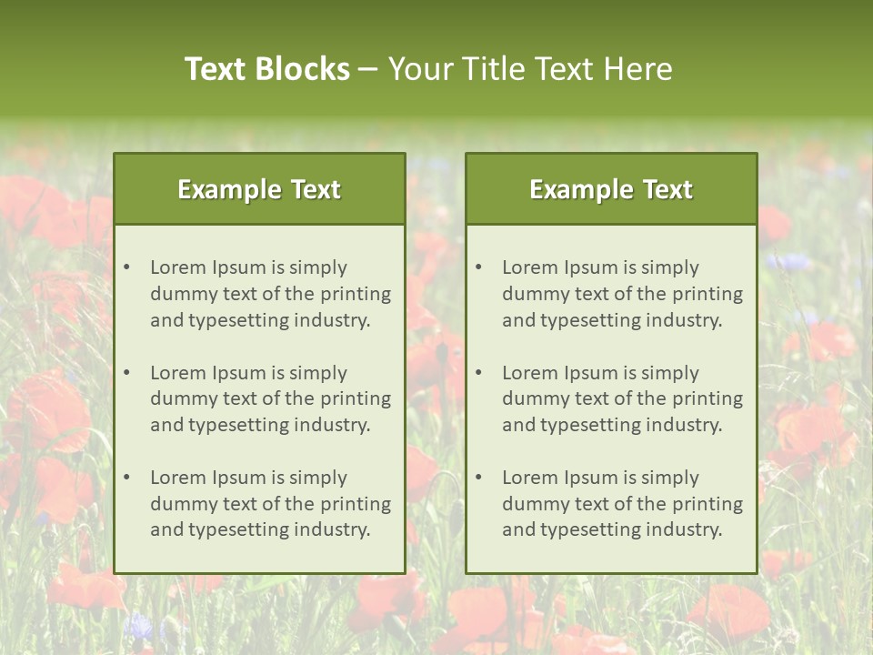 Plant Rural Spring PowerPoint Template