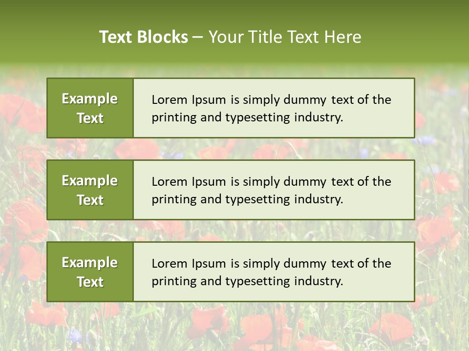 Plant Rural Spring PowerPoint Template