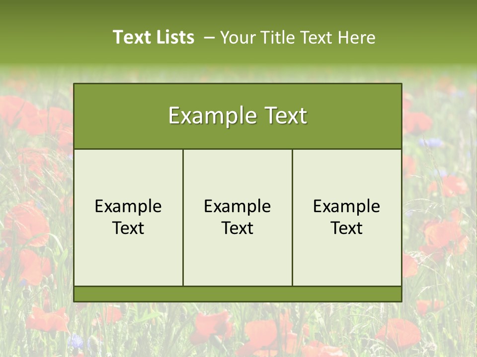 Plant Rural Spring PowerPoint Template