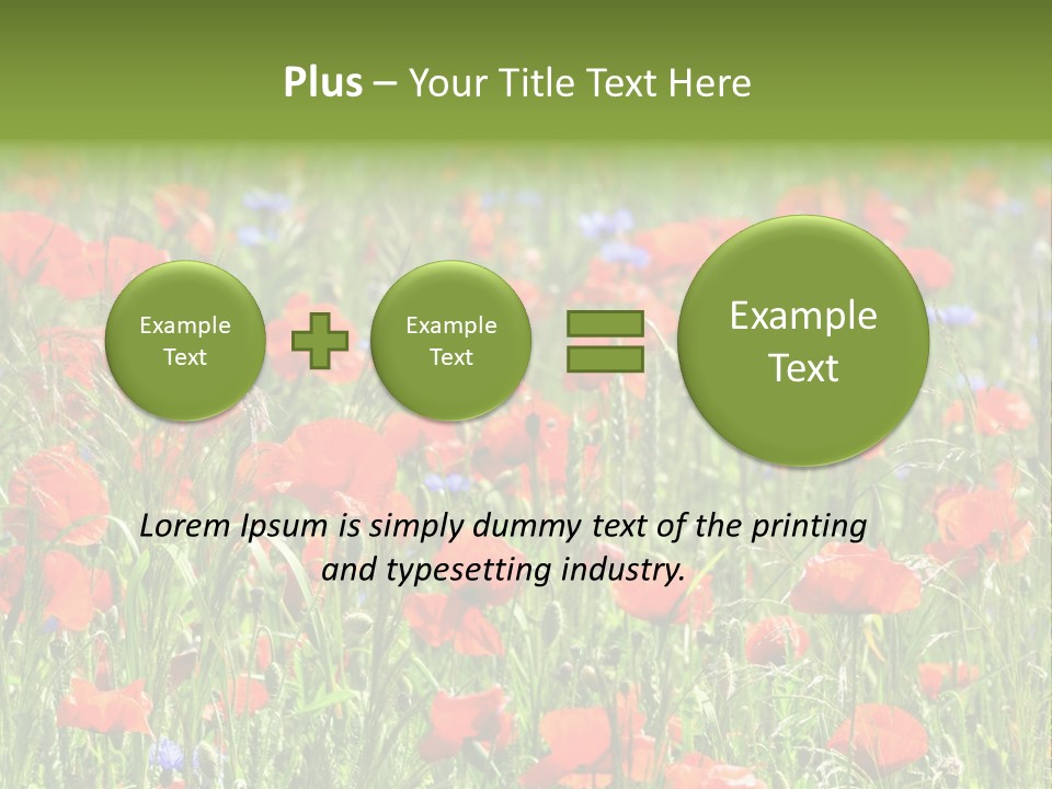 Plant Rural Spring PowerPoint Template