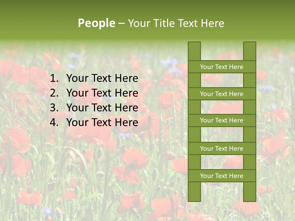 Plant Rural Spring PowerPoint Template