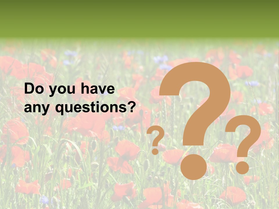 Plant Rural Spring PowerPoint Template