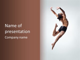 Grace Dance Man PowerPoint Template