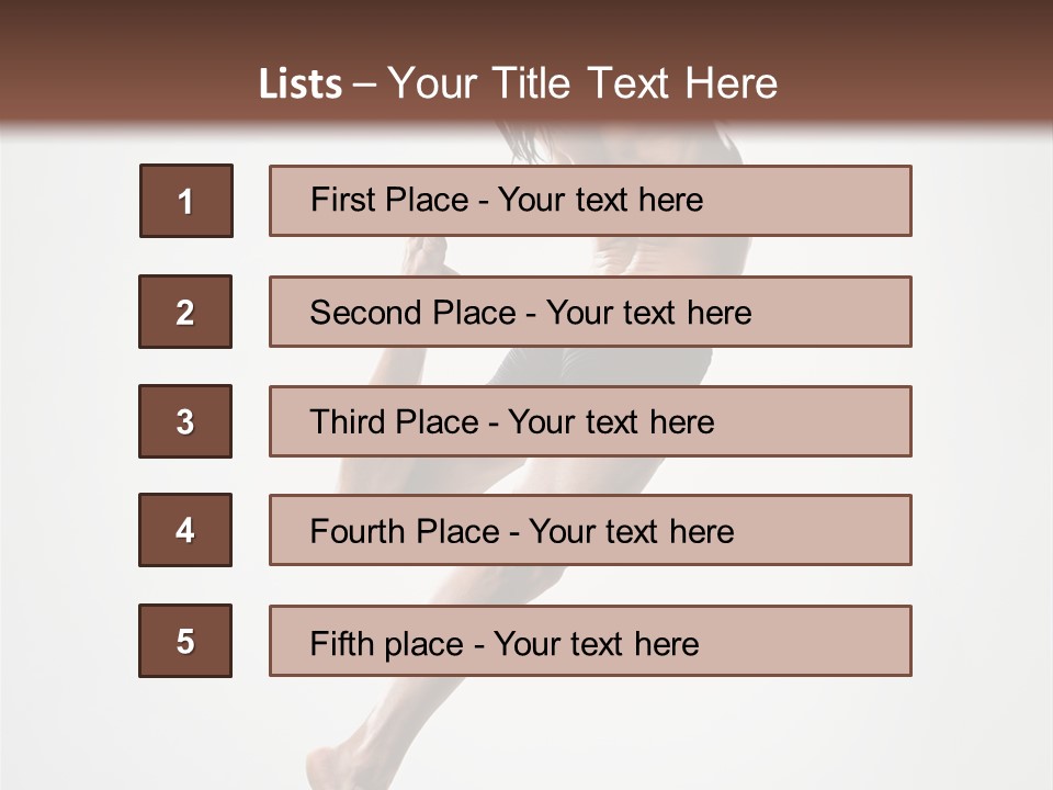 Grace Dance Man PowerPoint Template