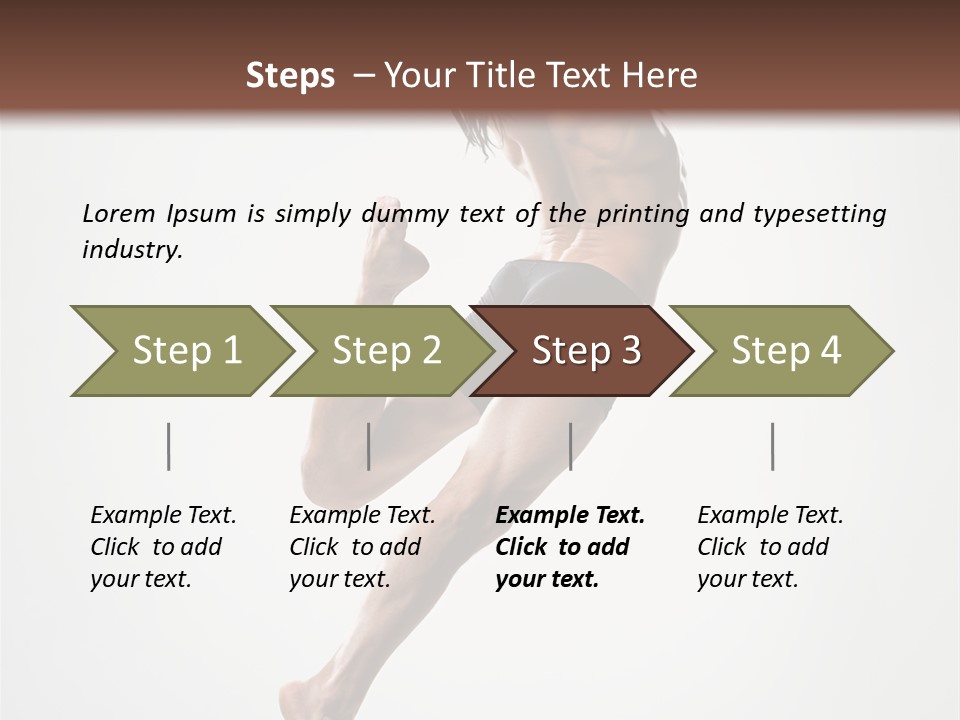 Grace Dance Man PowerPoint Template