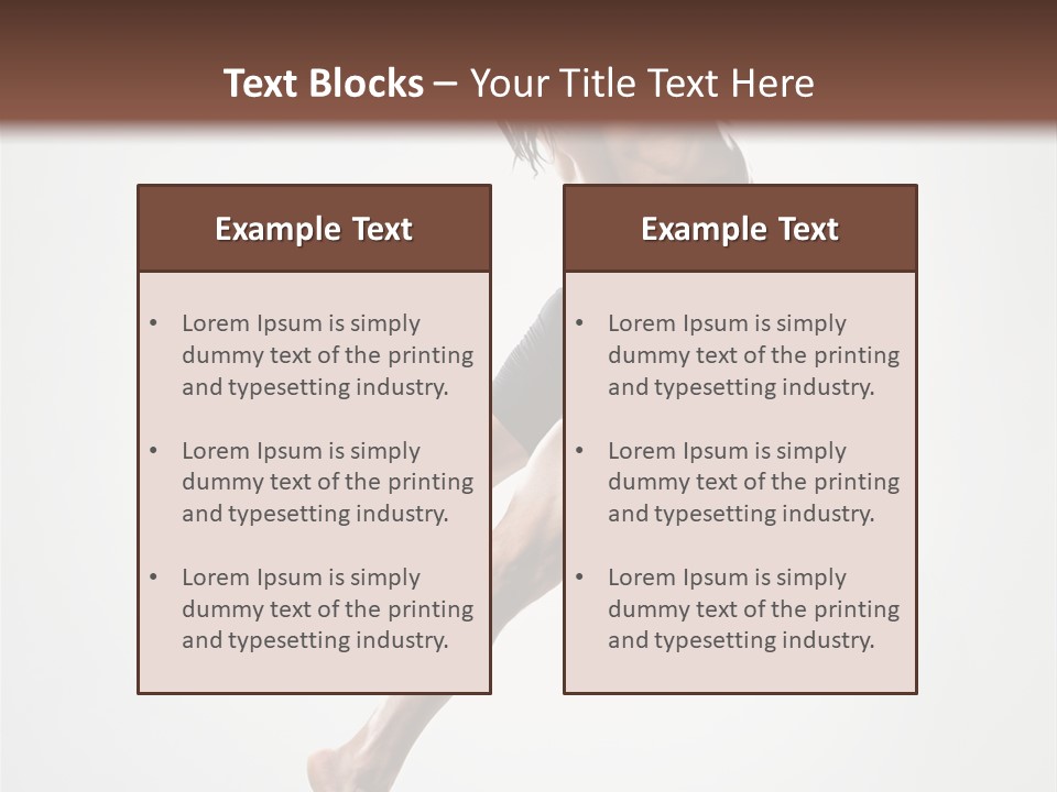 Grace Dance Man PowerPoint Template