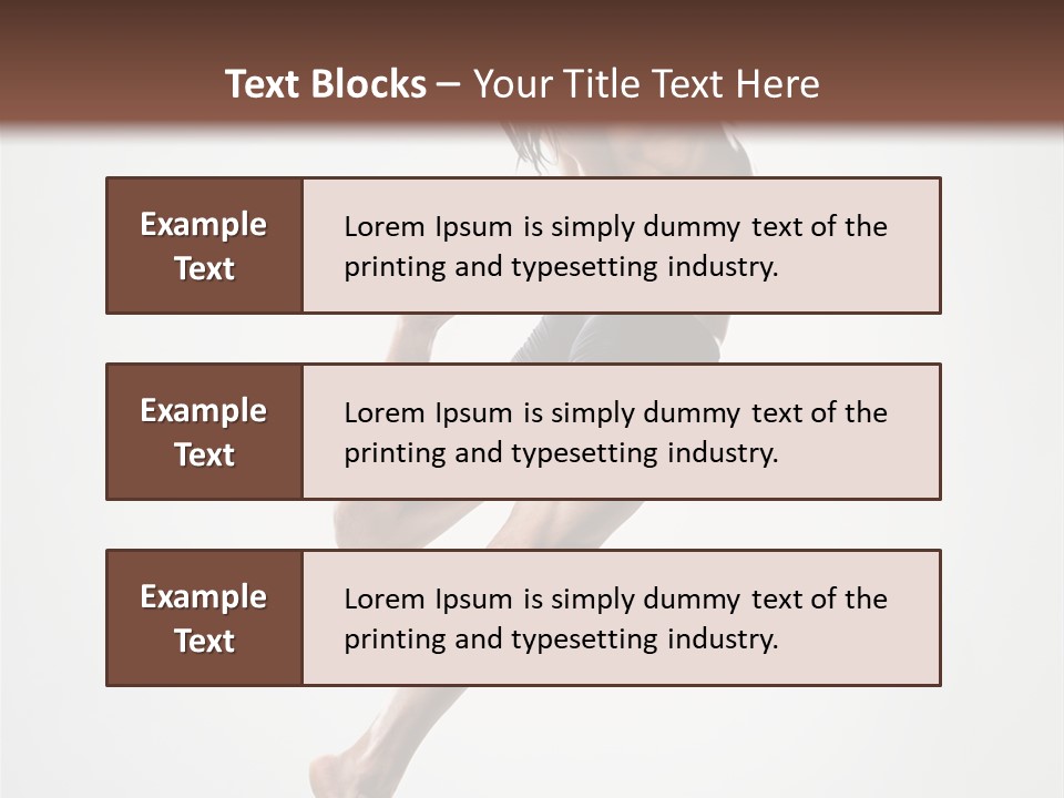 Grace Dance Man PowerPoint Template
