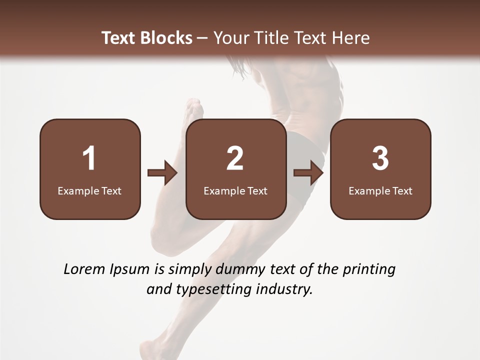 Grace Dance Man PowerPoint Template