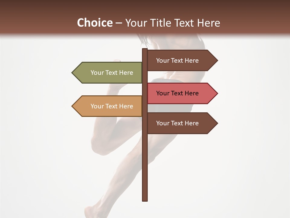 Grace Dance Man PowerPoint Template