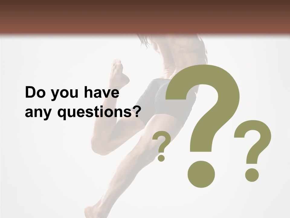 Grace Dance Man PowerPoint Template