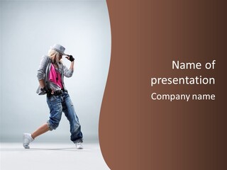 Moving Agility Dance PowerPoint Template