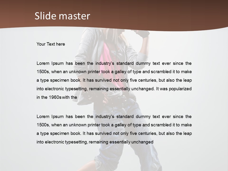Moving Agility Dance PowerPoint Template