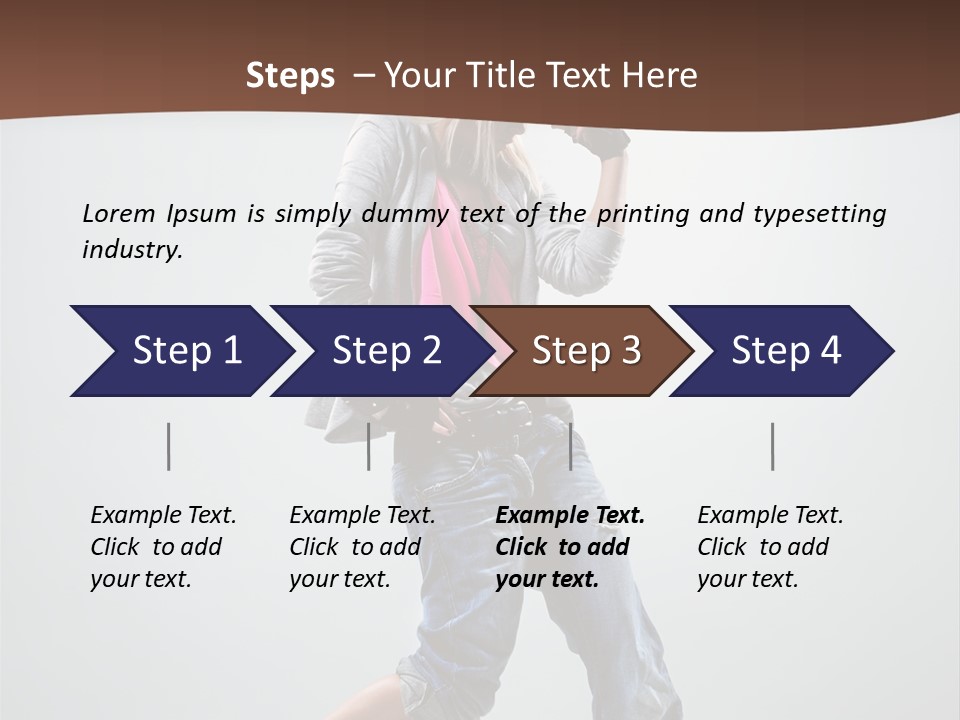 Moving Agility Dance PowerPoint Template