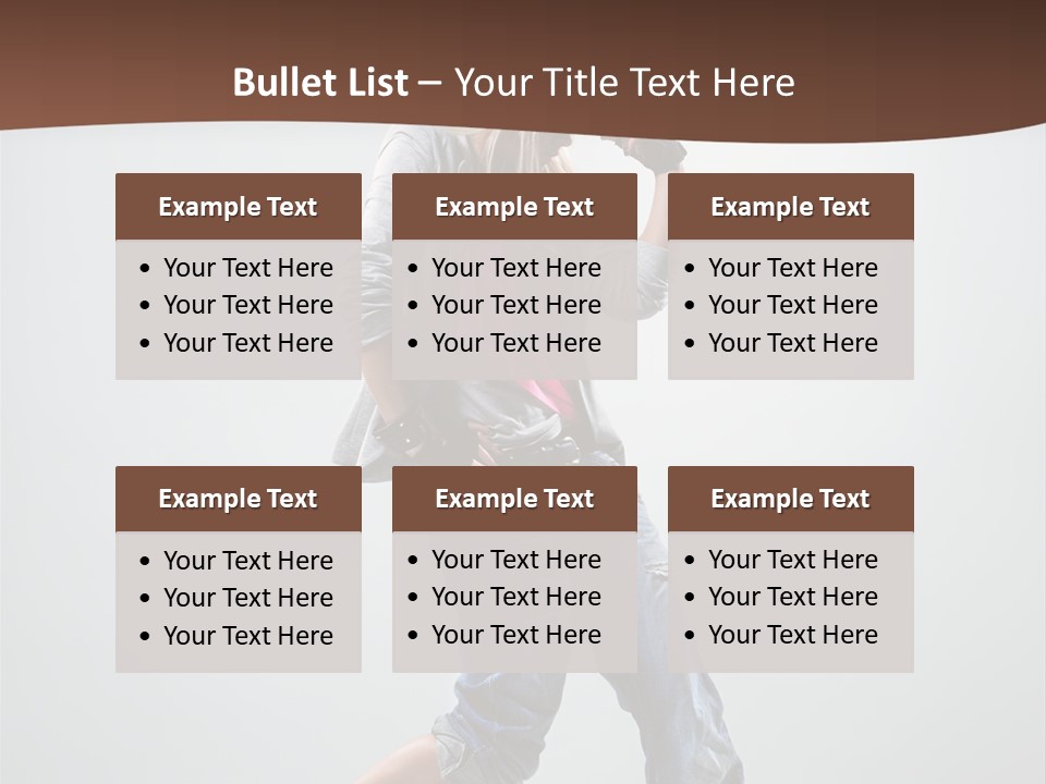 Moving Agility Dance PowerPoint Template