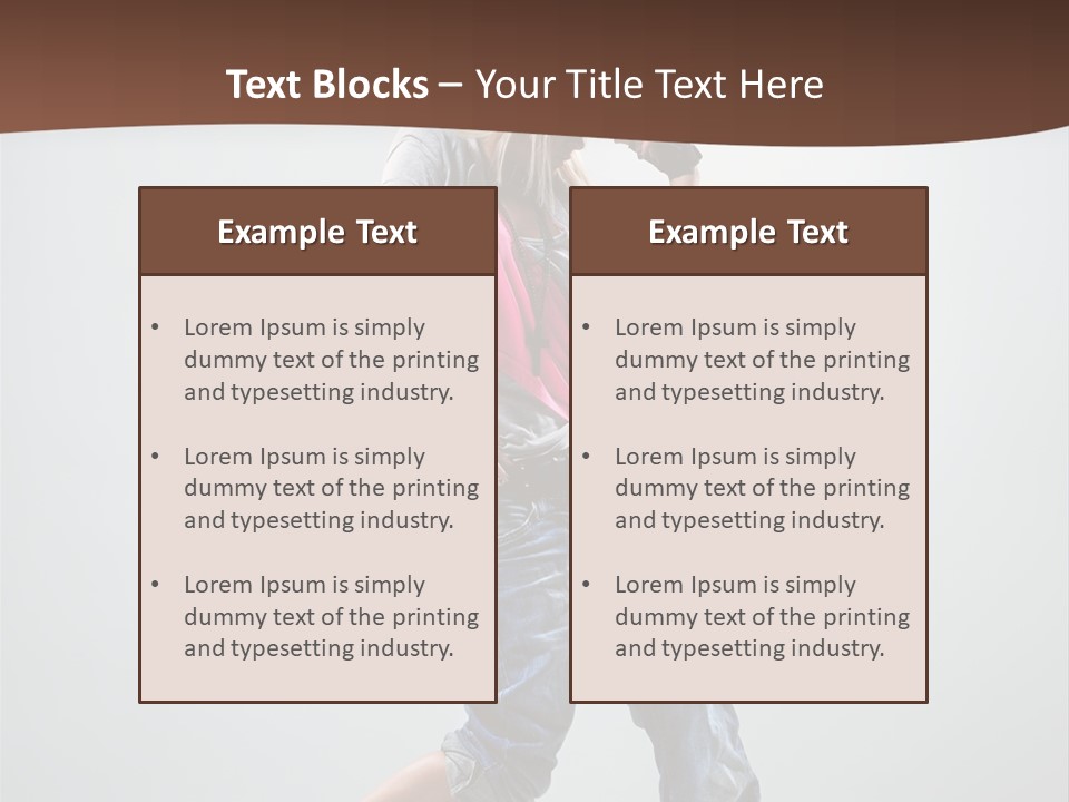 Moving Agility Dance PowerPoint Template