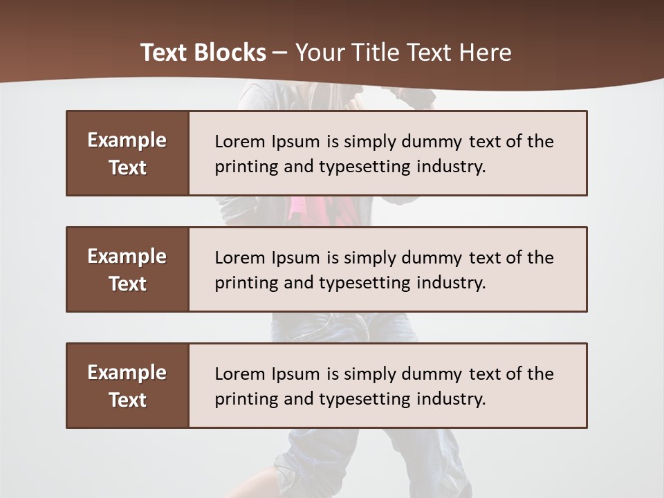 Moving Agility Dance PowerPoint Template