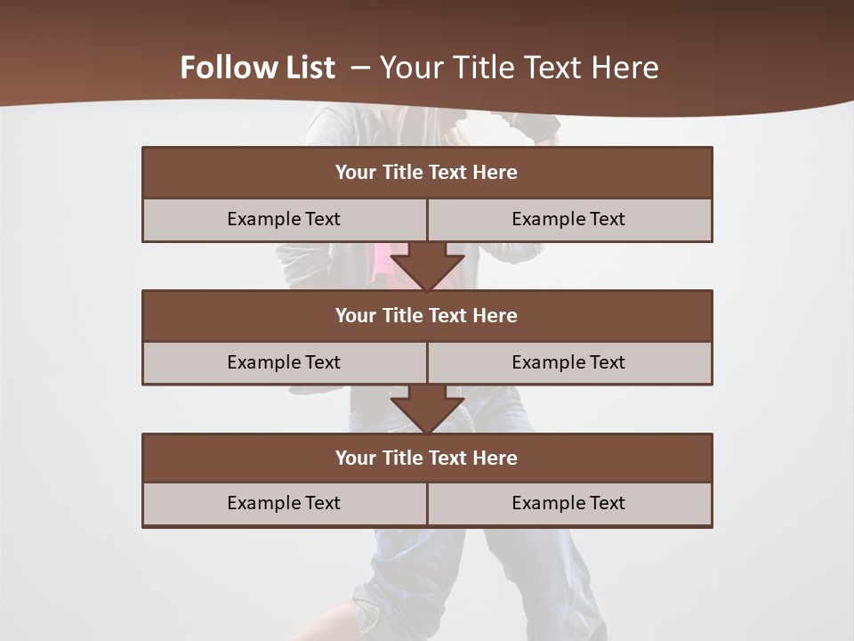Moving Agility Dance PowerPoint Template