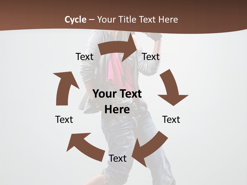 Moving Agility Dance PowerPoint Template
