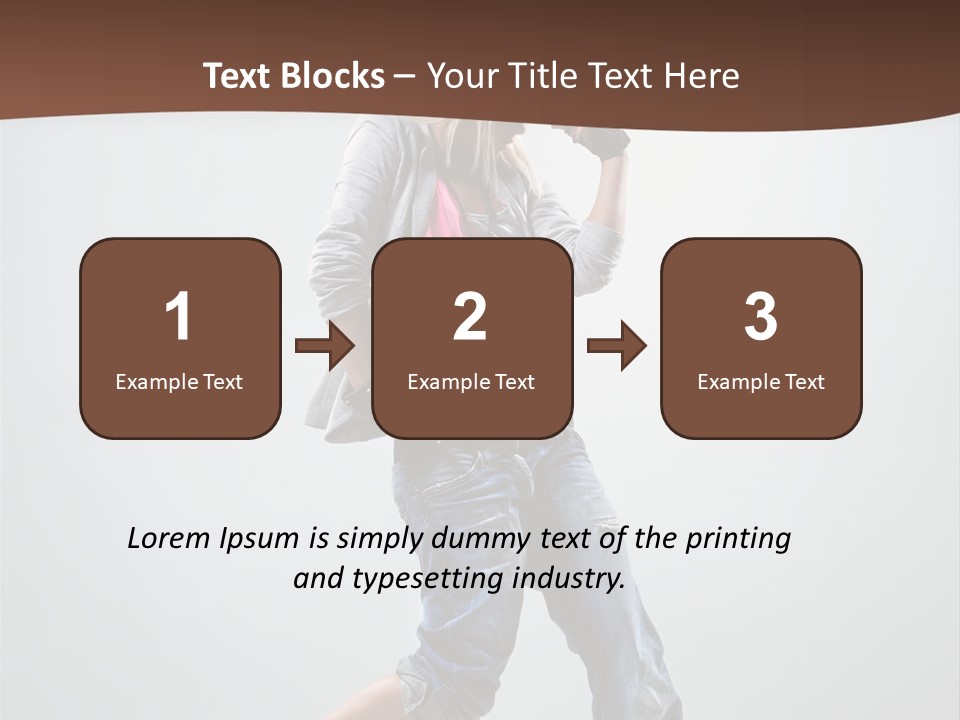 Moving Agility Dance PowerPoint Template