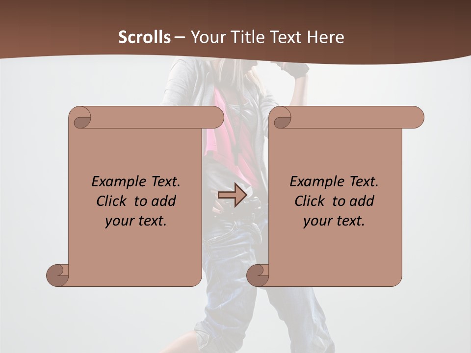 Moving Agility Dance PowerPoint Template