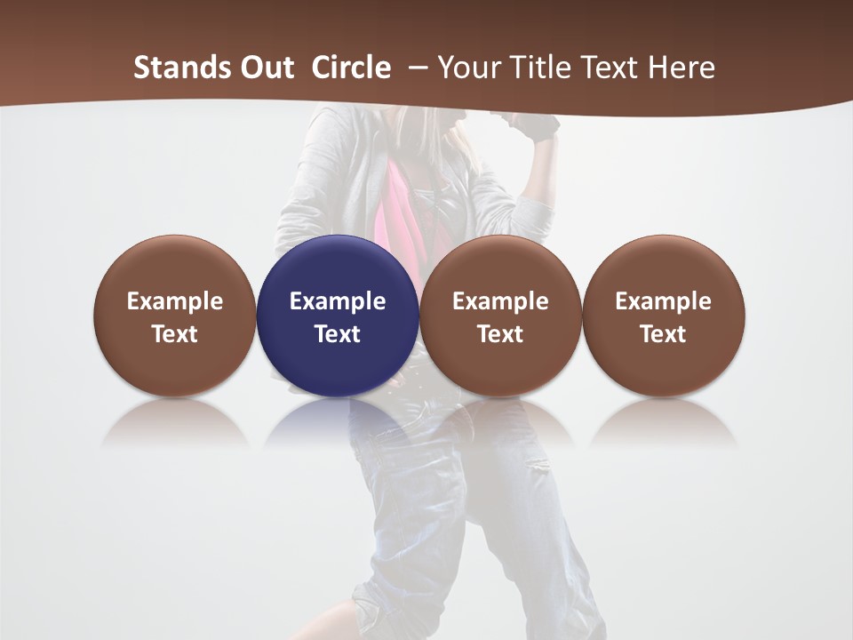 Moving Agility Dance PowerPoint Template