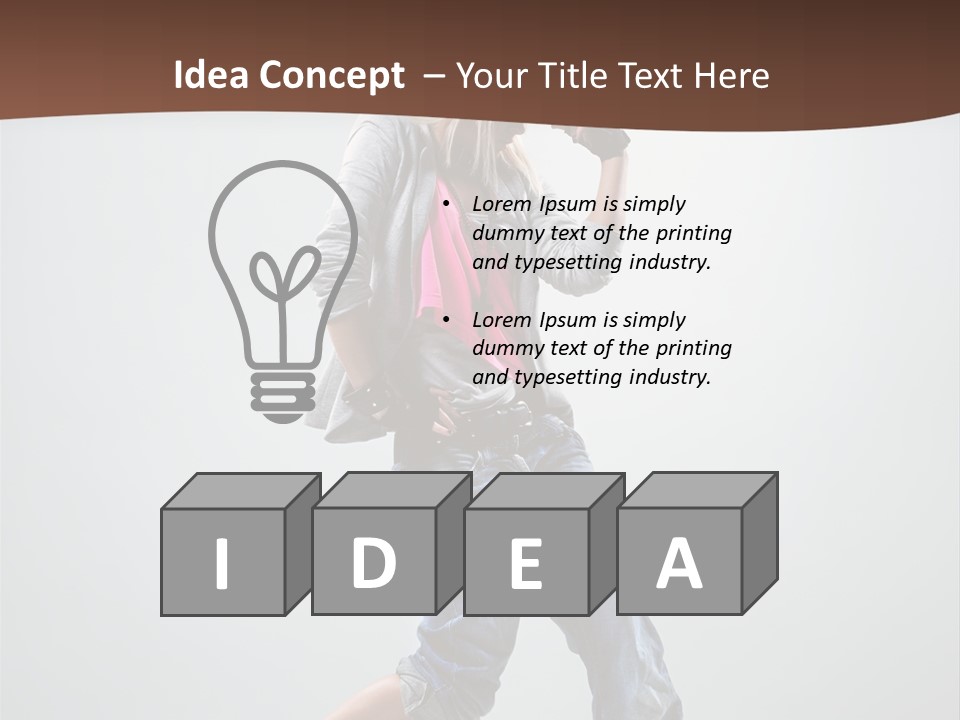 Moving Agility Dance PowerPoint Template