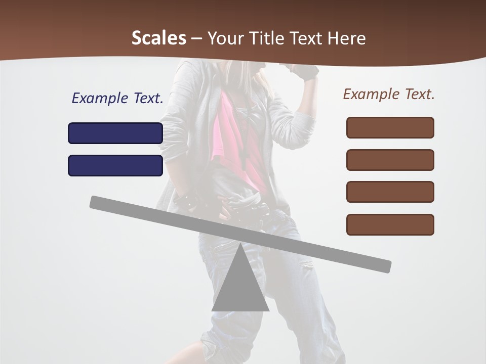 Moving Agility Dance PowerPoint Template