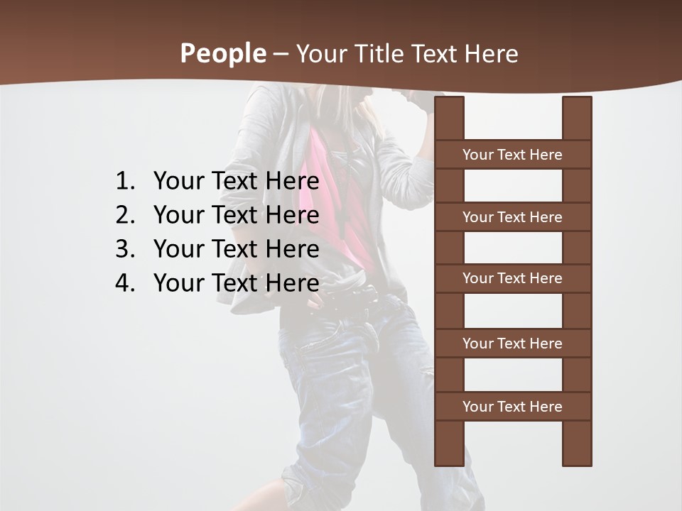 Moving Agility Dance PowerPoint Template
