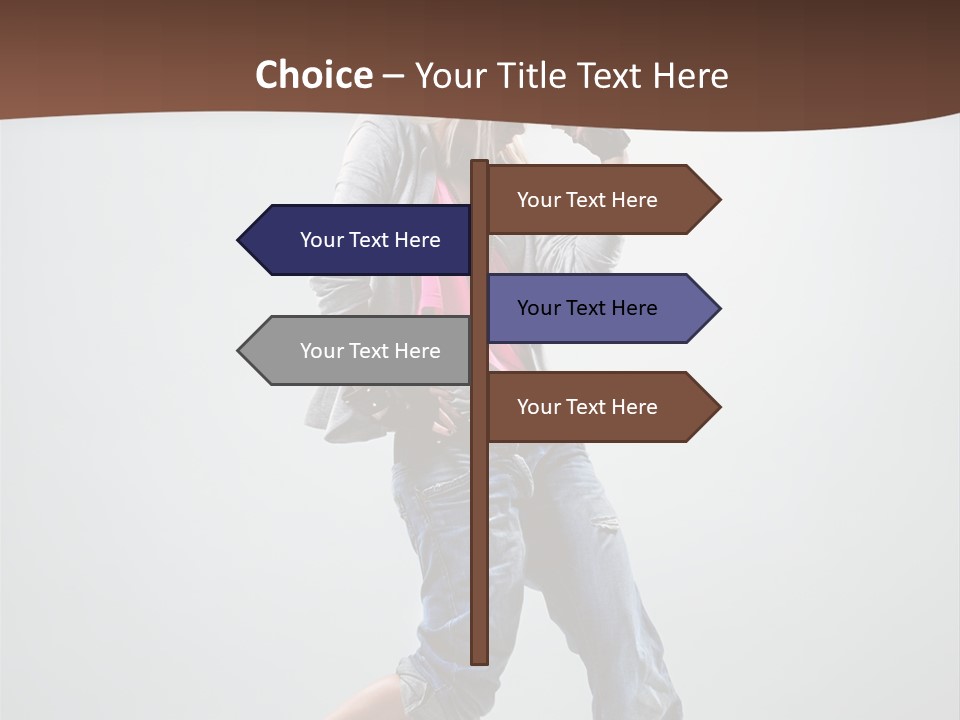Moving Agility Dance PowerPoint Template