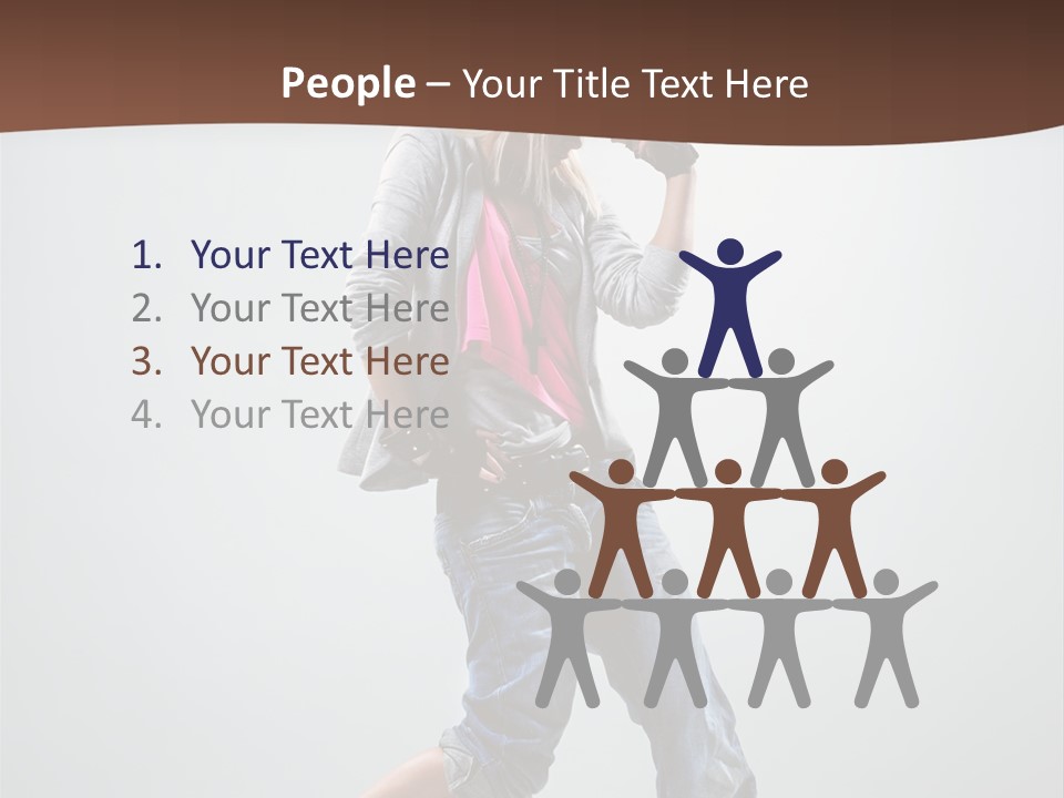 Moving Agility Dance PowerPoint Template
