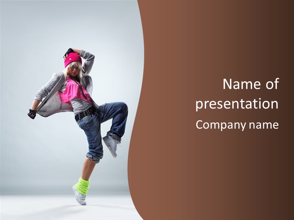 Behavior Young Beautiful PowerPoint Template