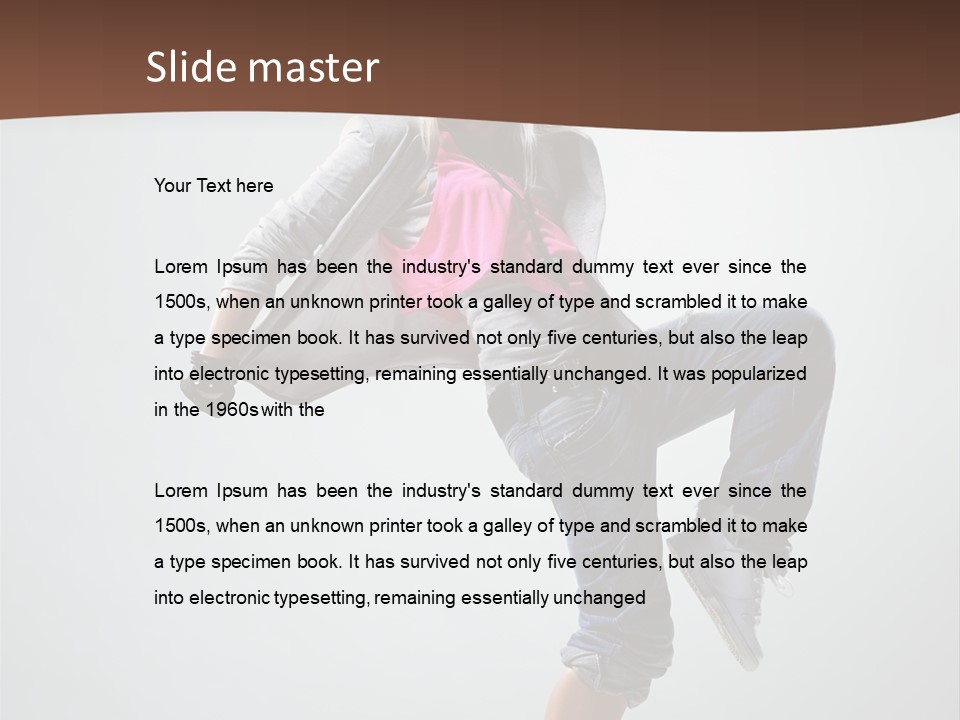 Behavior Young Beautiful PowerPoint Template