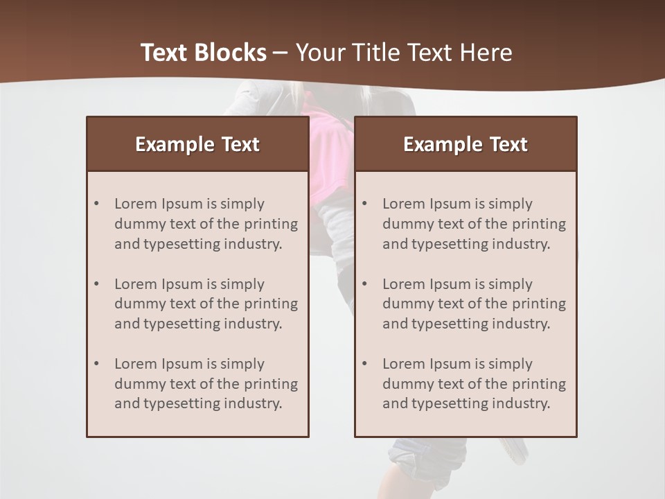 Behavior Young Beautiful PowerPoint Template