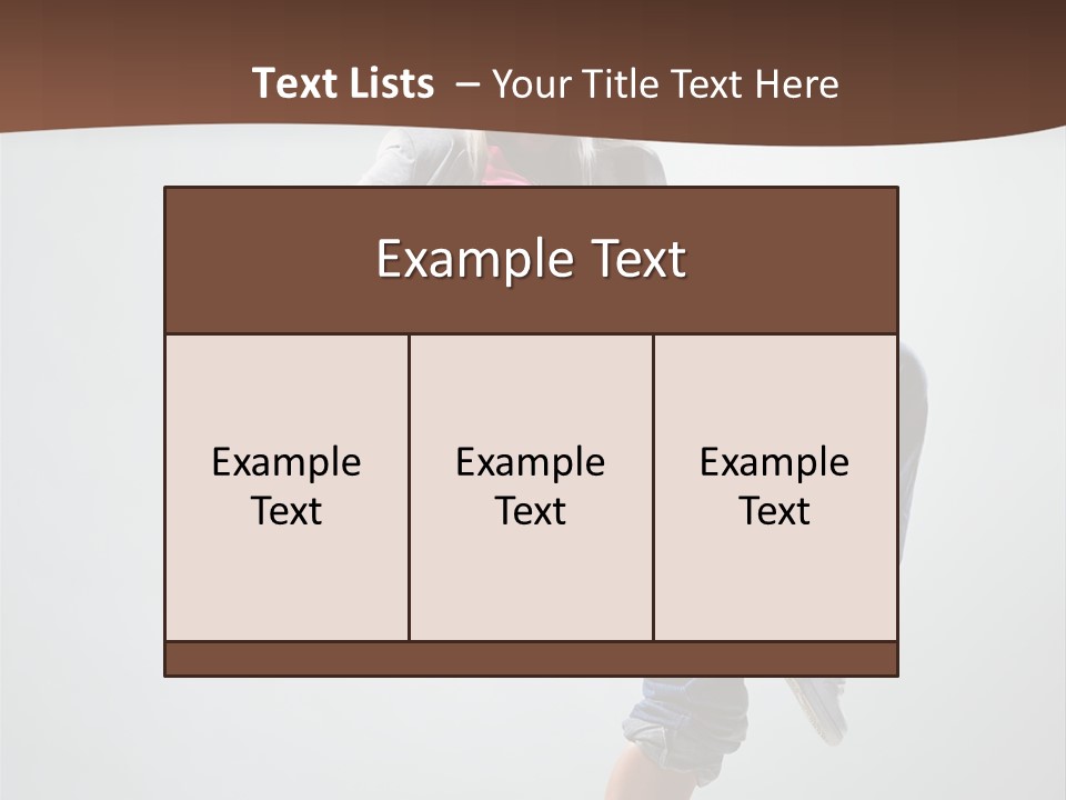 Behavior Young Beautiful PowerPoint Template