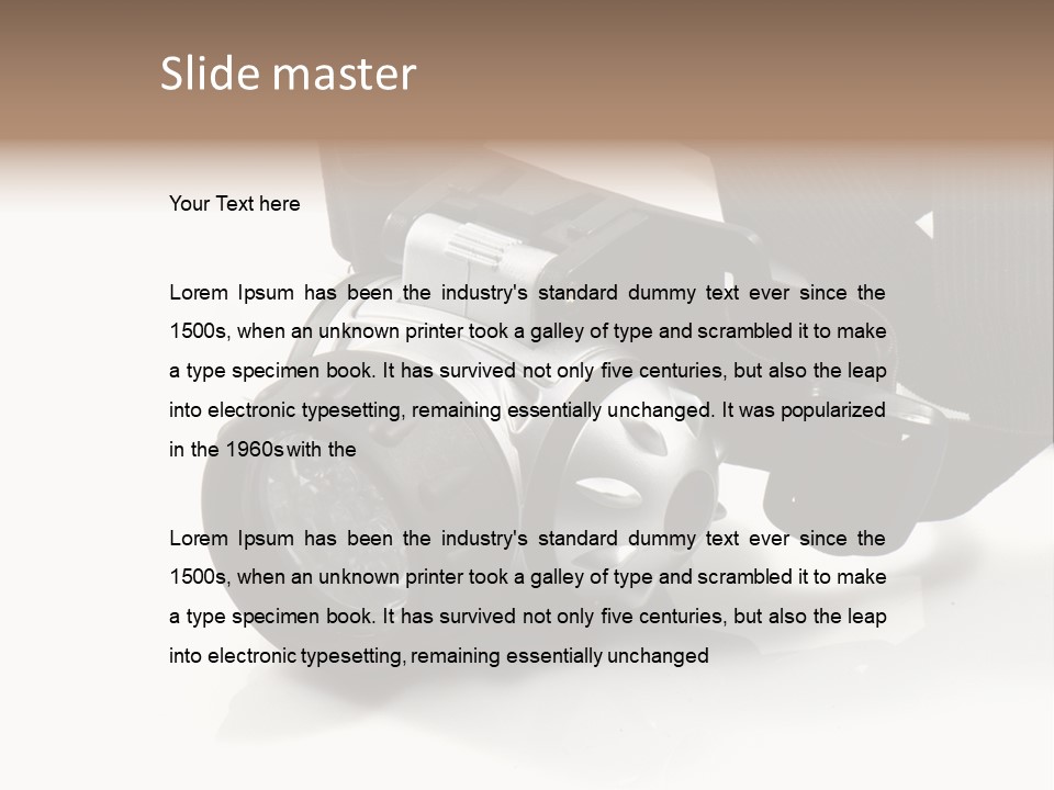 Holds Protective Glass PowerPoint Template