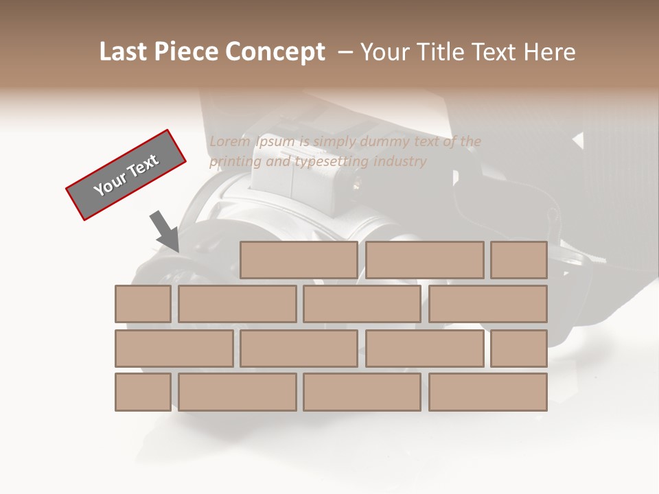 Holds Protective Glass PowerPoint Template