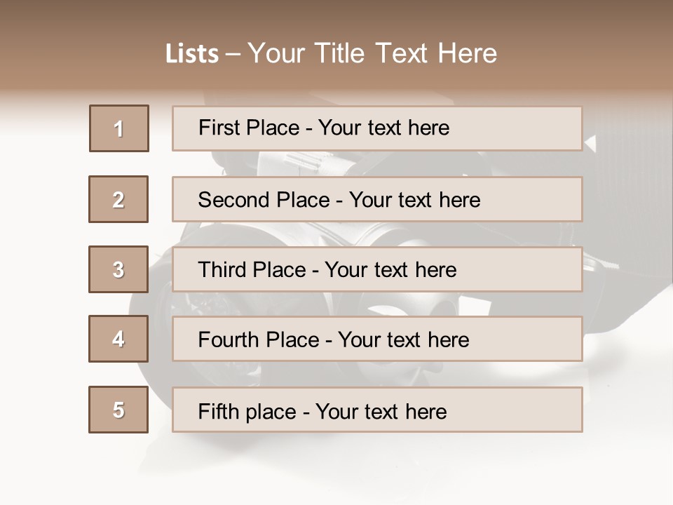 Holds Protective Glass PowerPoint Template