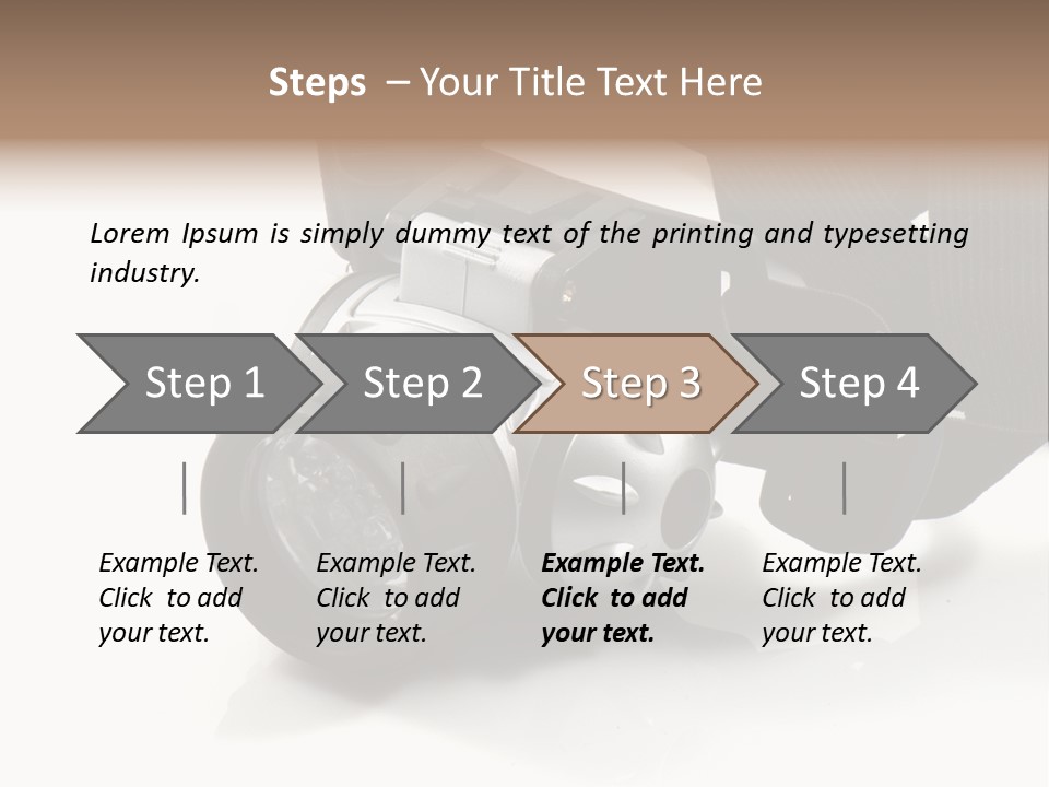 Holds Protective Glass PowerPoint Template