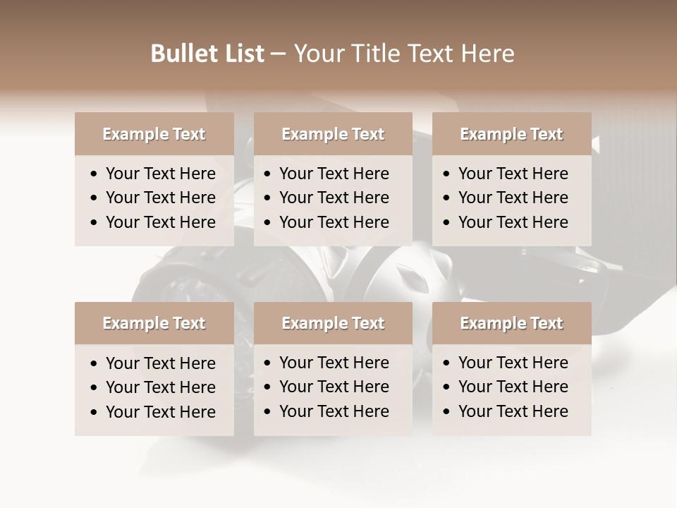 Holds Protective Glass PowerPoint Template