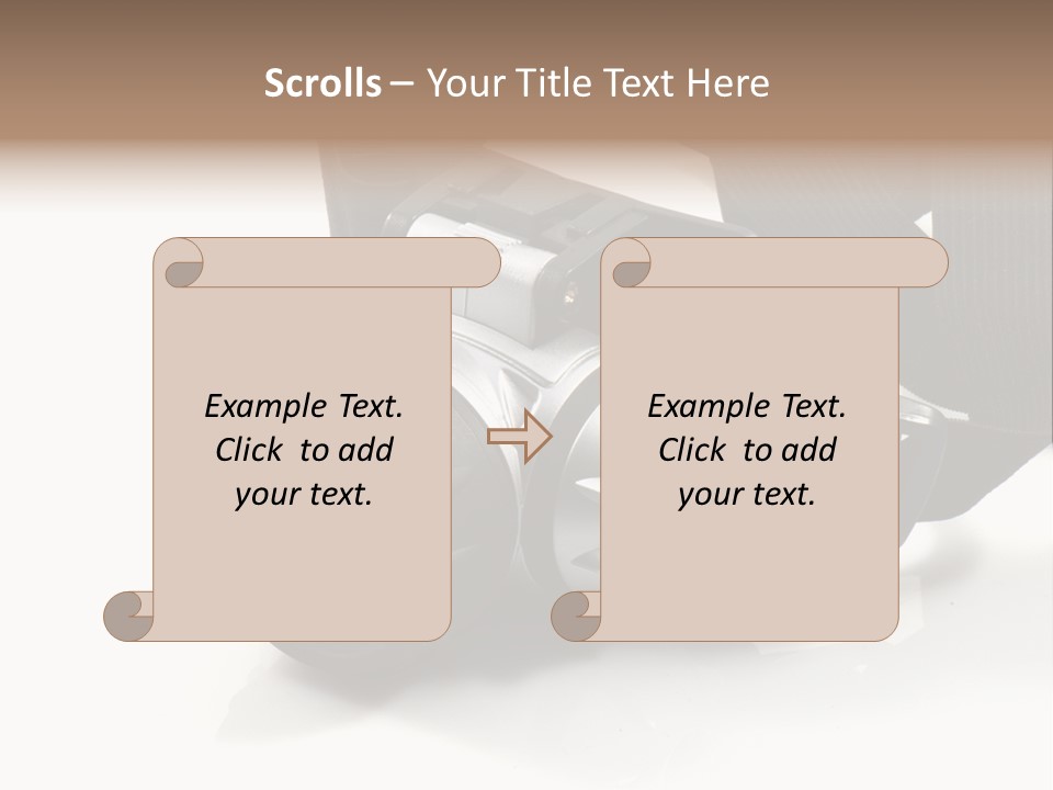 Holds Protective Glass PowerPoint Template