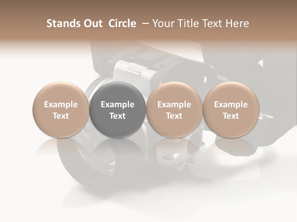 Holds Protective Glass PowerPoint Template